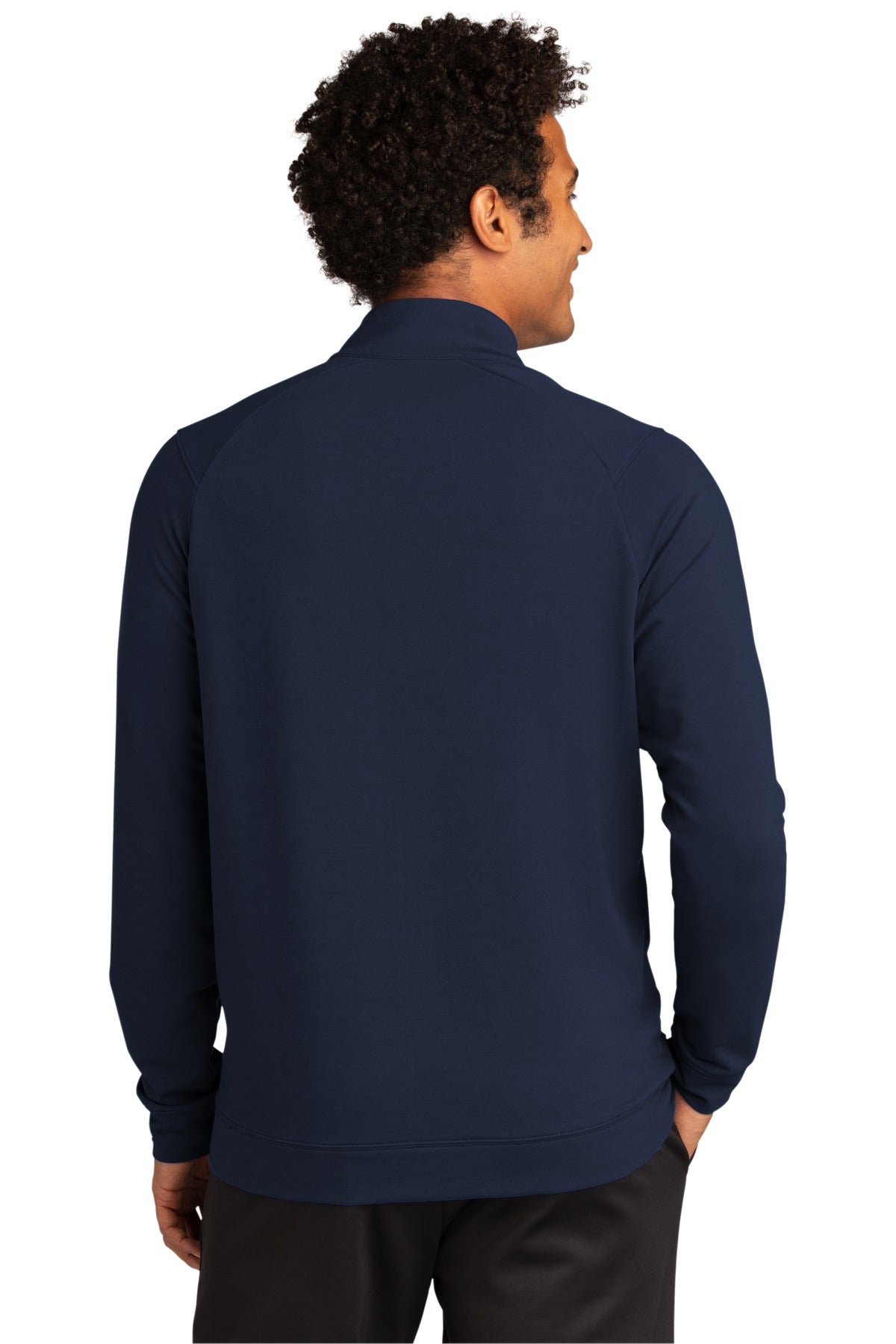 Custom Embroidered Sport-Tek Sport-Wick Flex Fleece Full-Zip. ST560,True Navy