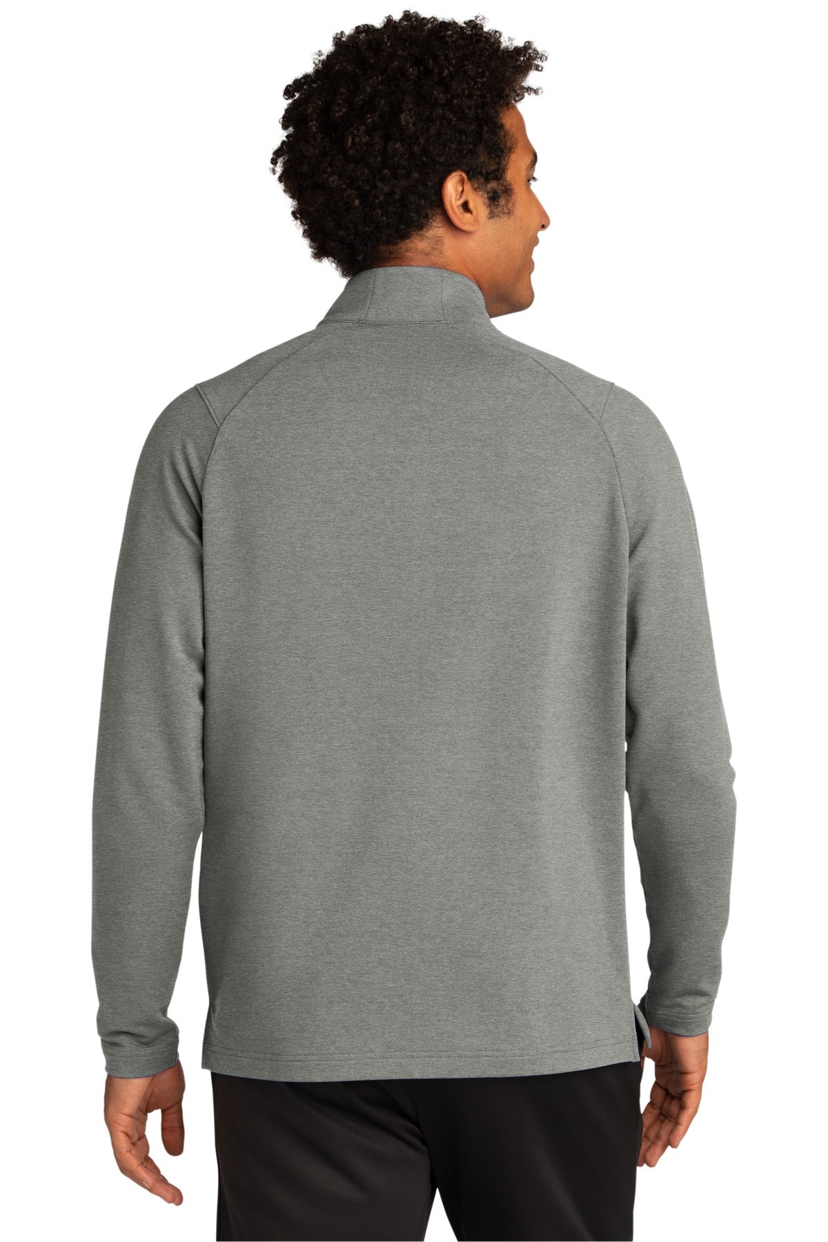 Custom Embroidered Sport-Tek Sport-Wick Flex Fleece 1/4-Zip. ST561,Light Grey Heather
