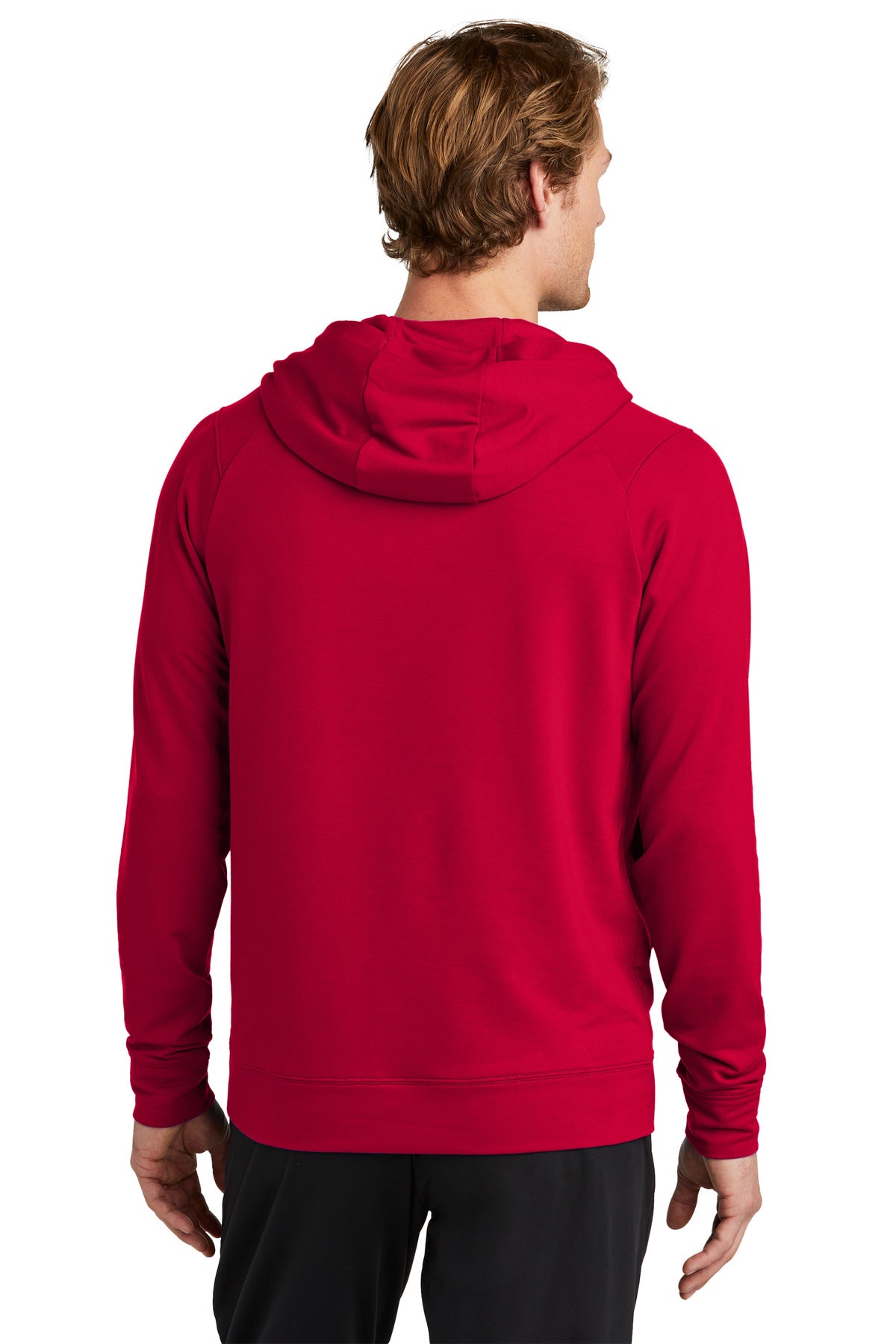 Custom Embroidered Sport-Tek Sport-Wick Flex Fleece Pullover Hoodie ST562,Deep Red