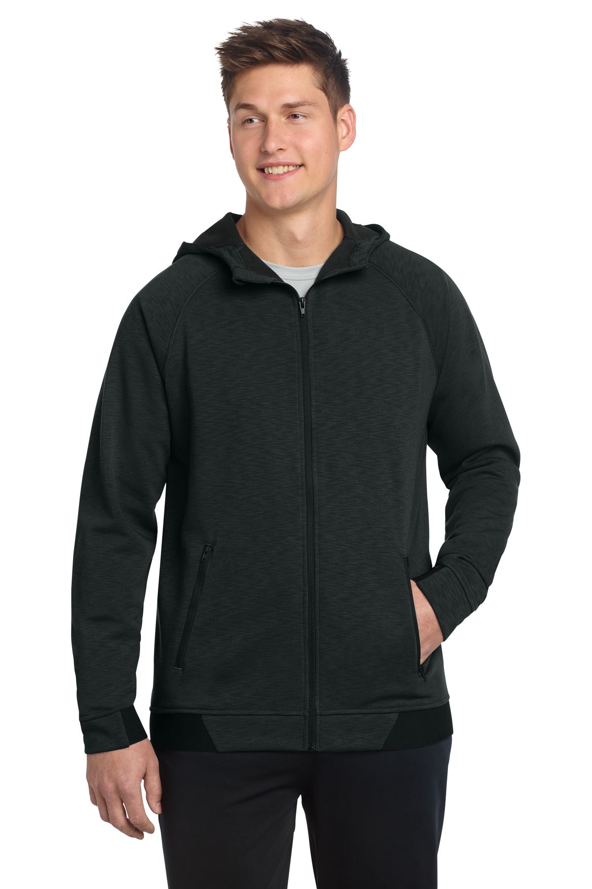 Custom Embroidered Sport-Tek Sweatshirts/Fleece in Black