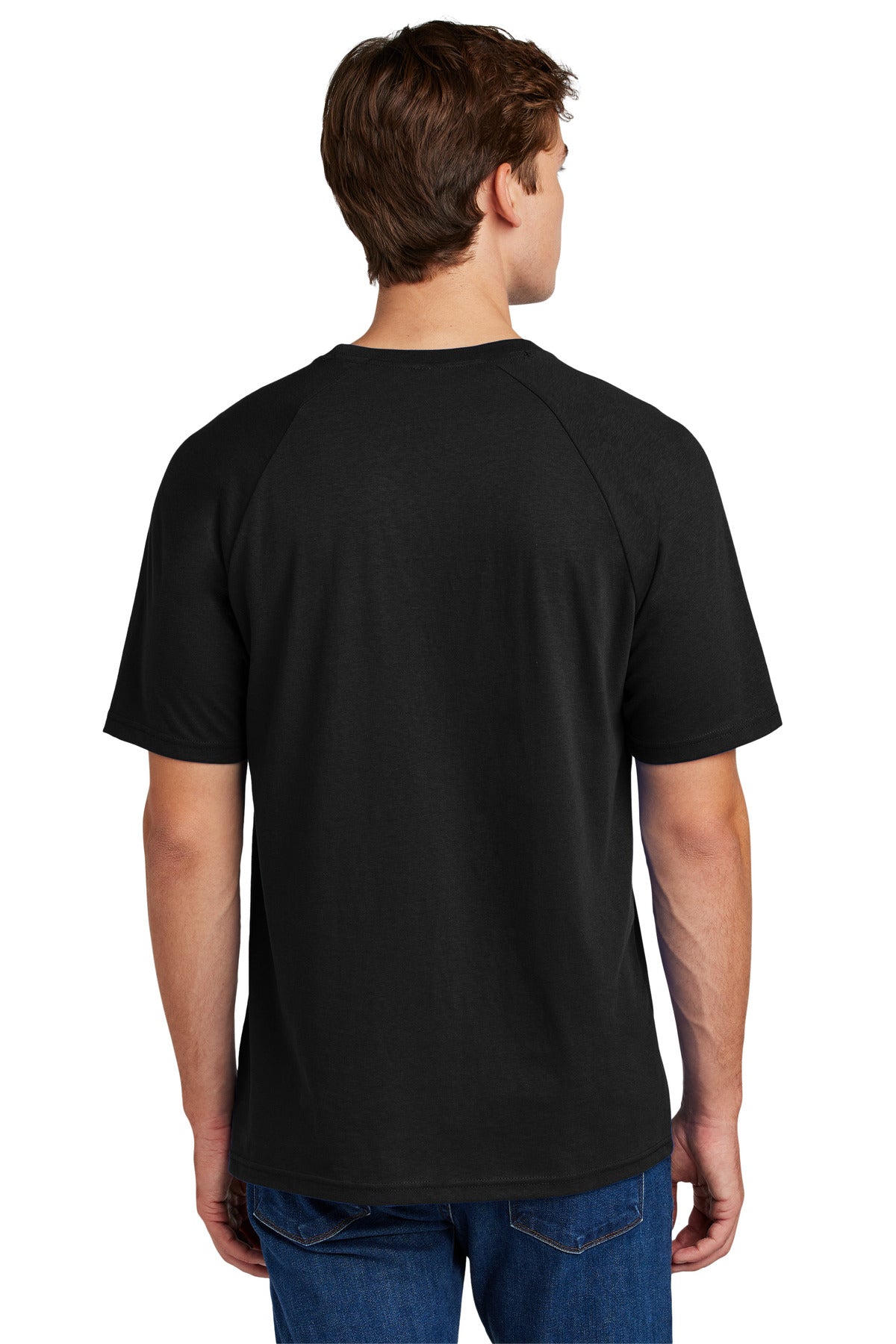 Custom Embroidered Sport-Tek Halftime Raglan Tee ST6040,Black