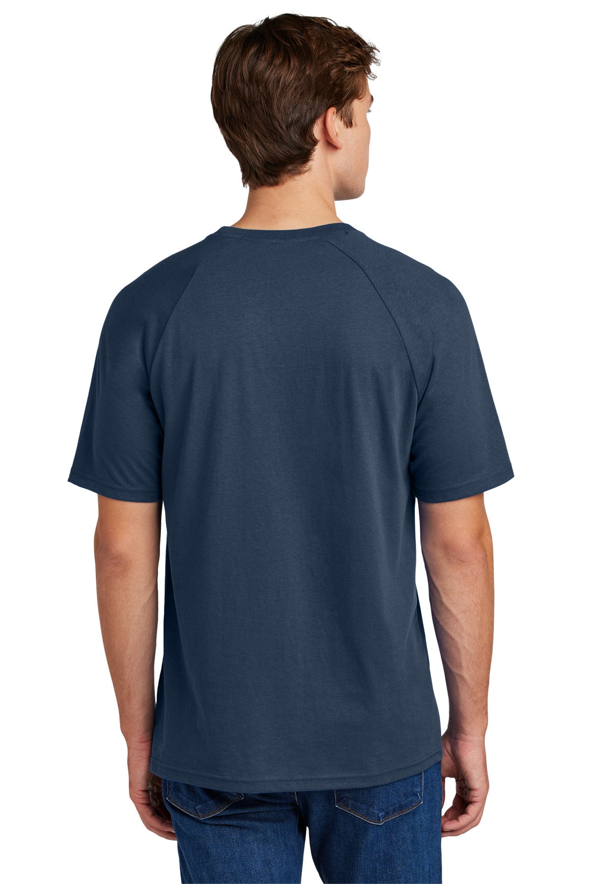 Custom Embroidered Sport-Tek Halftime Raglan Tee ST6040,True Navy