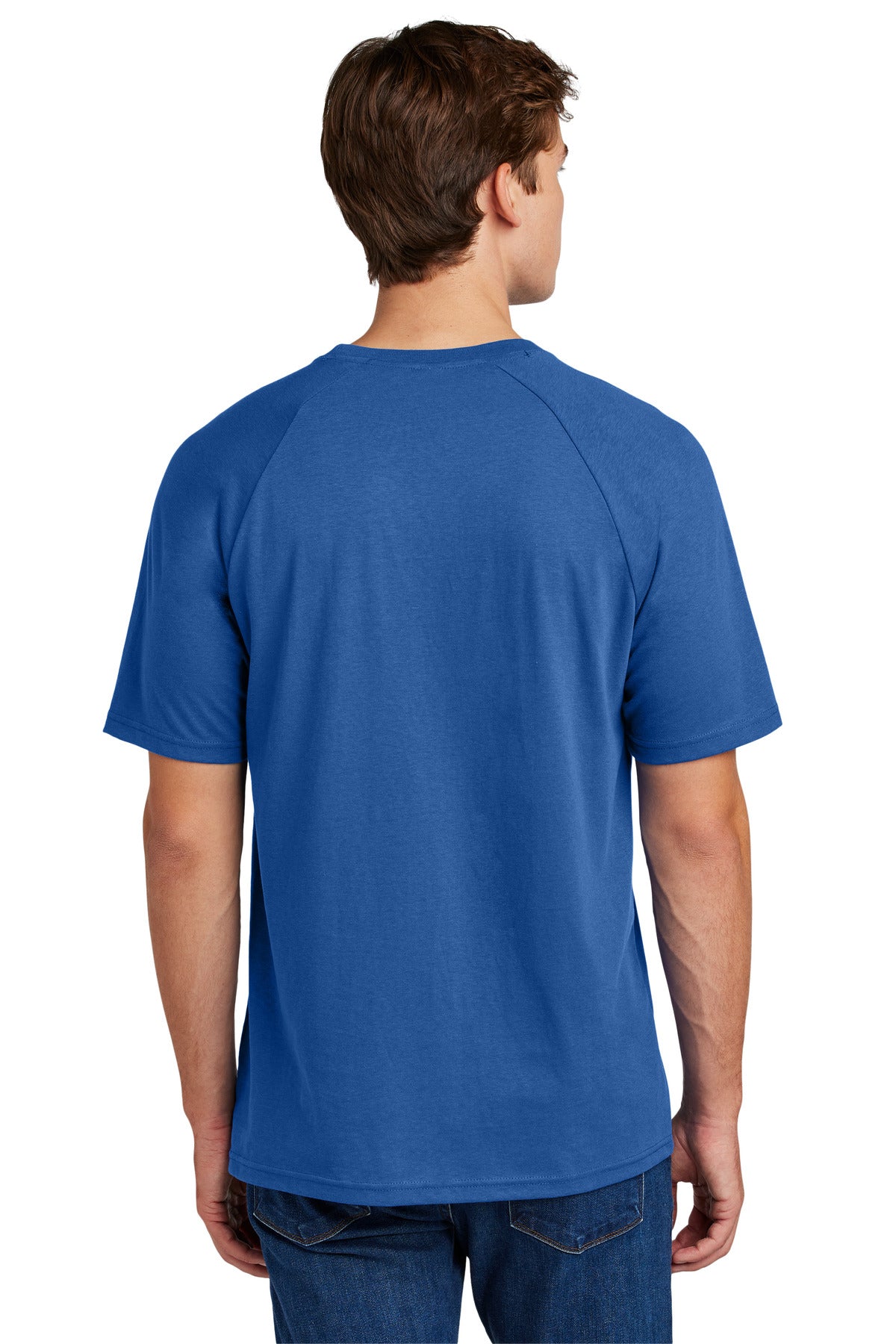 Custom Embroidered Sport-Tek Halftime Raglan Tee ST6040,True Royal