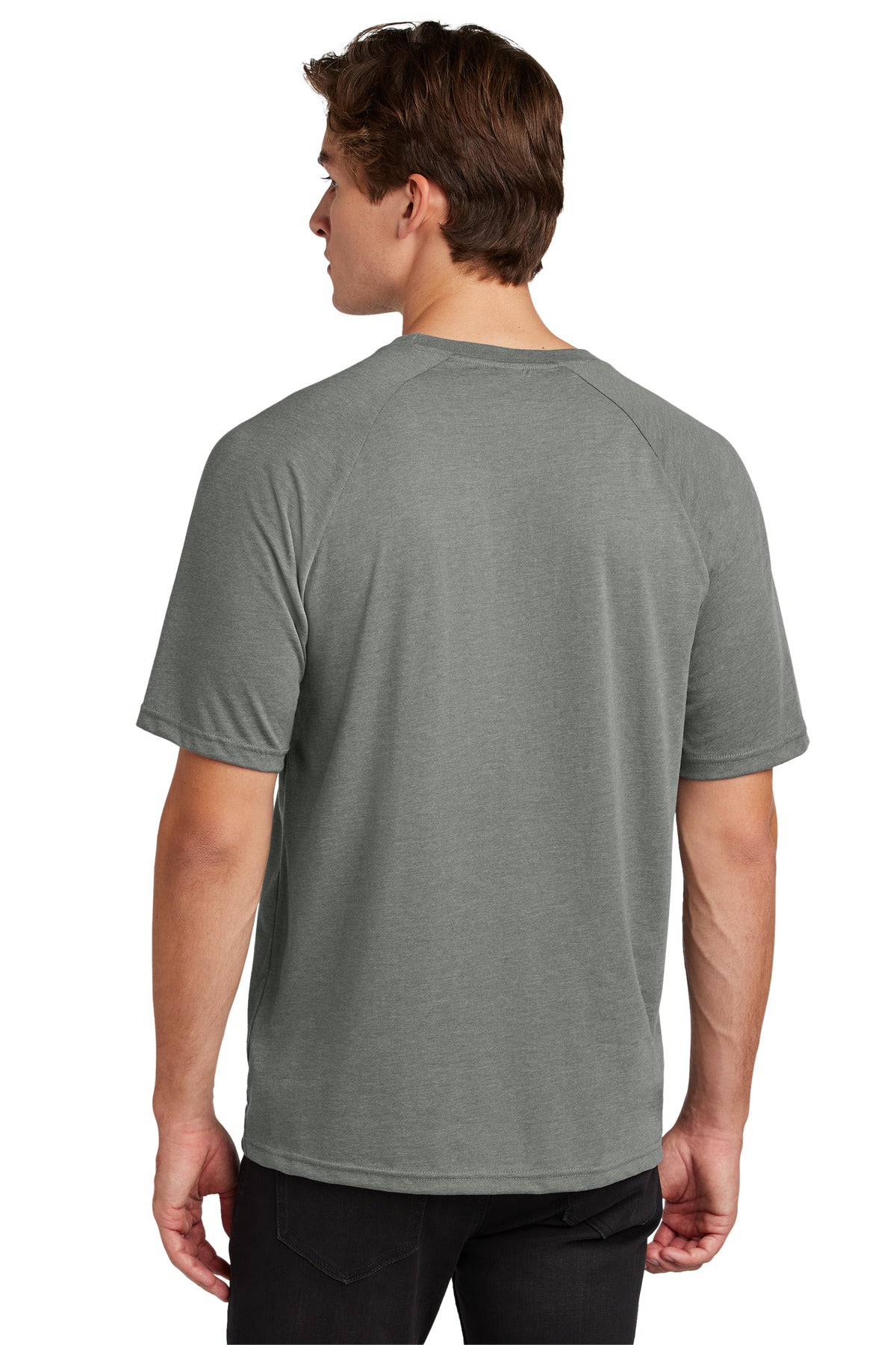 Custom Embroidered Sport-Tek Halftime Raglan Tee ST6040,Vintage Heather