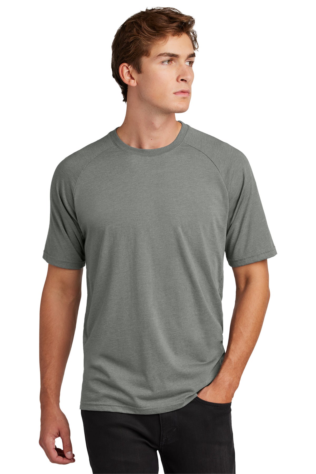Custom Embroidered Sport-Tek T-Shirts  in Vintage Heather