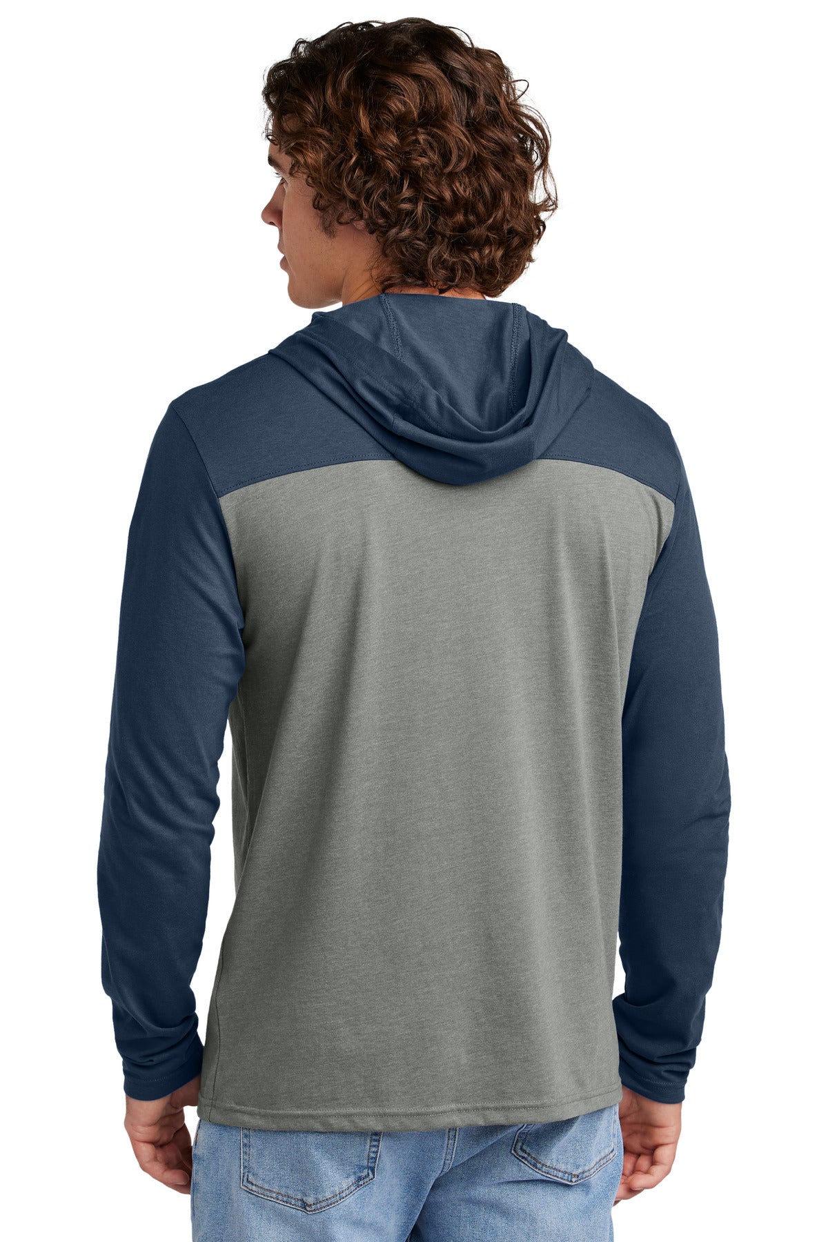 Custom Embroidered Sport-Tek Halftime Long Sleeve Hoodie ST6044,True Navy/ Vintage Heather