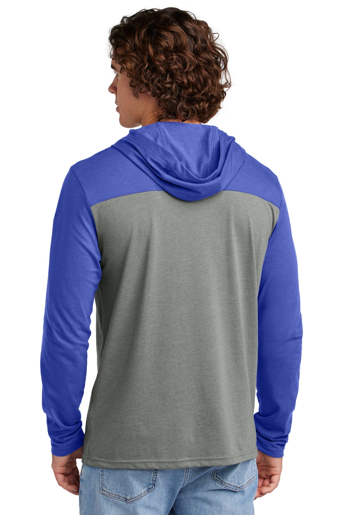 Custom Embroidered Sport-Tek Halftime Long Sleeve Hoodie ST6044,True Royal/ Vintage Heather