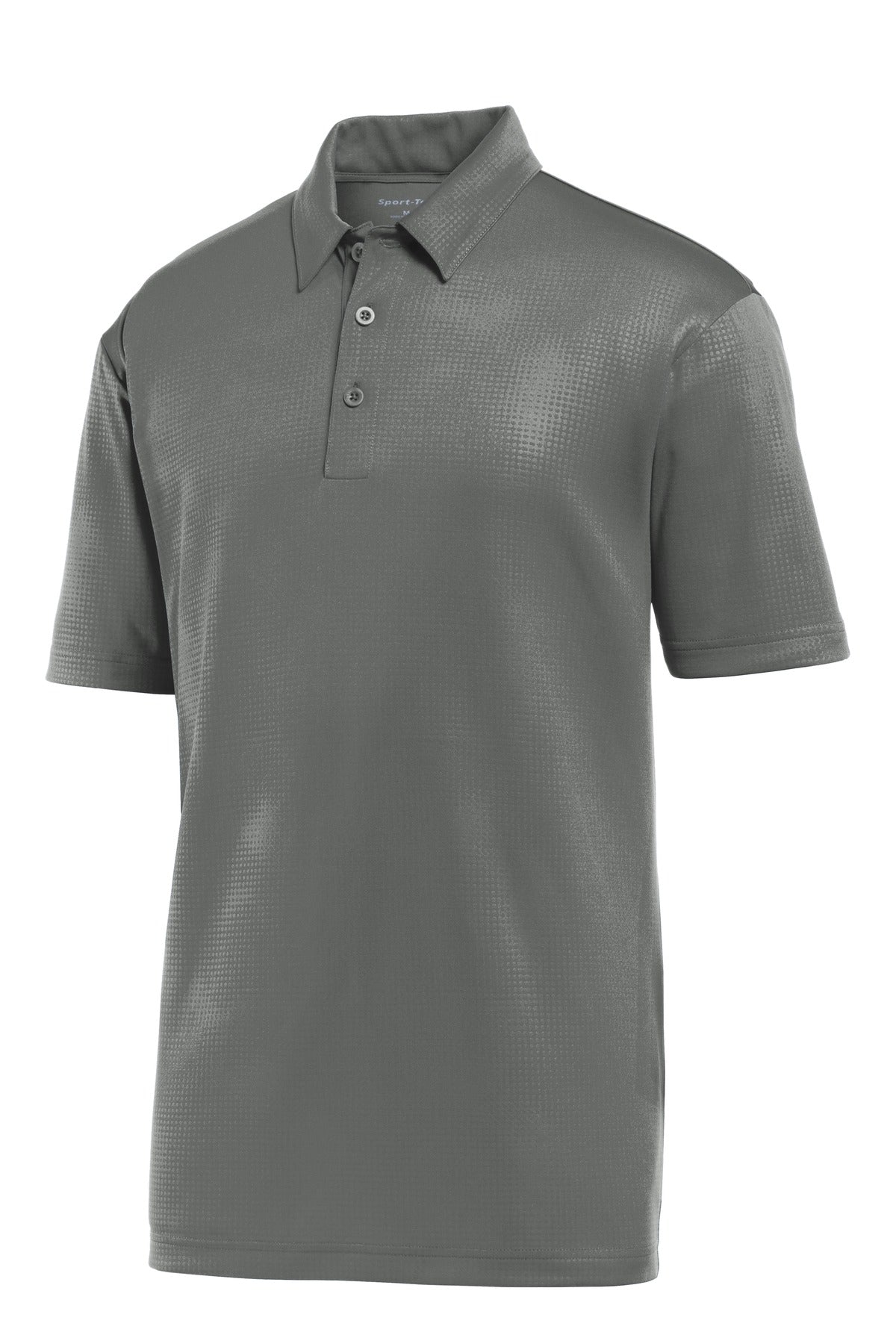 Custom Embroidered Sport-Tek Polos/Knits in Dark Smoke Grey
