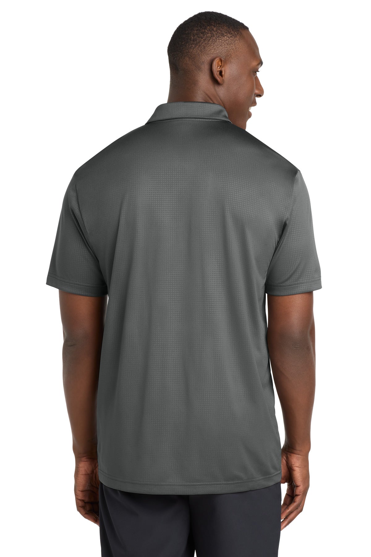 Custom Embroidered Sport-Tek Polos/Knits in Dark Smoke Grey