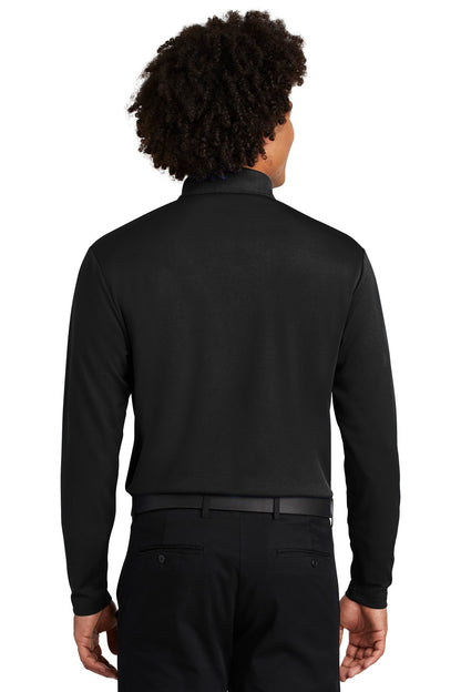 Custom Embroidered Sport-Tek  PosiCharge  RacerMesh  Long Sleeve Polo. ST640LS,Black