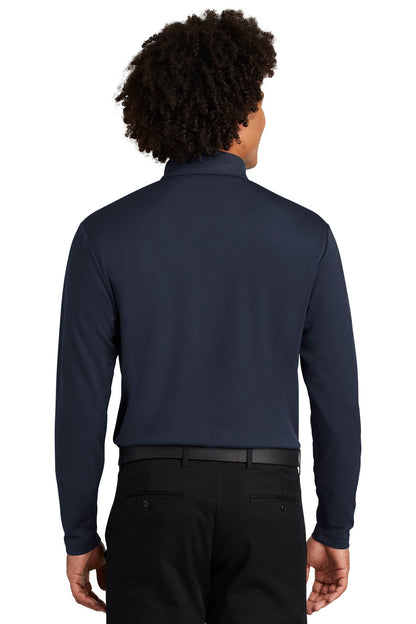 Custom Embroidered Sport-Tek  PosiCharge  RacerMesh  Long Sleeve Polo. ST640LS,True Navy
