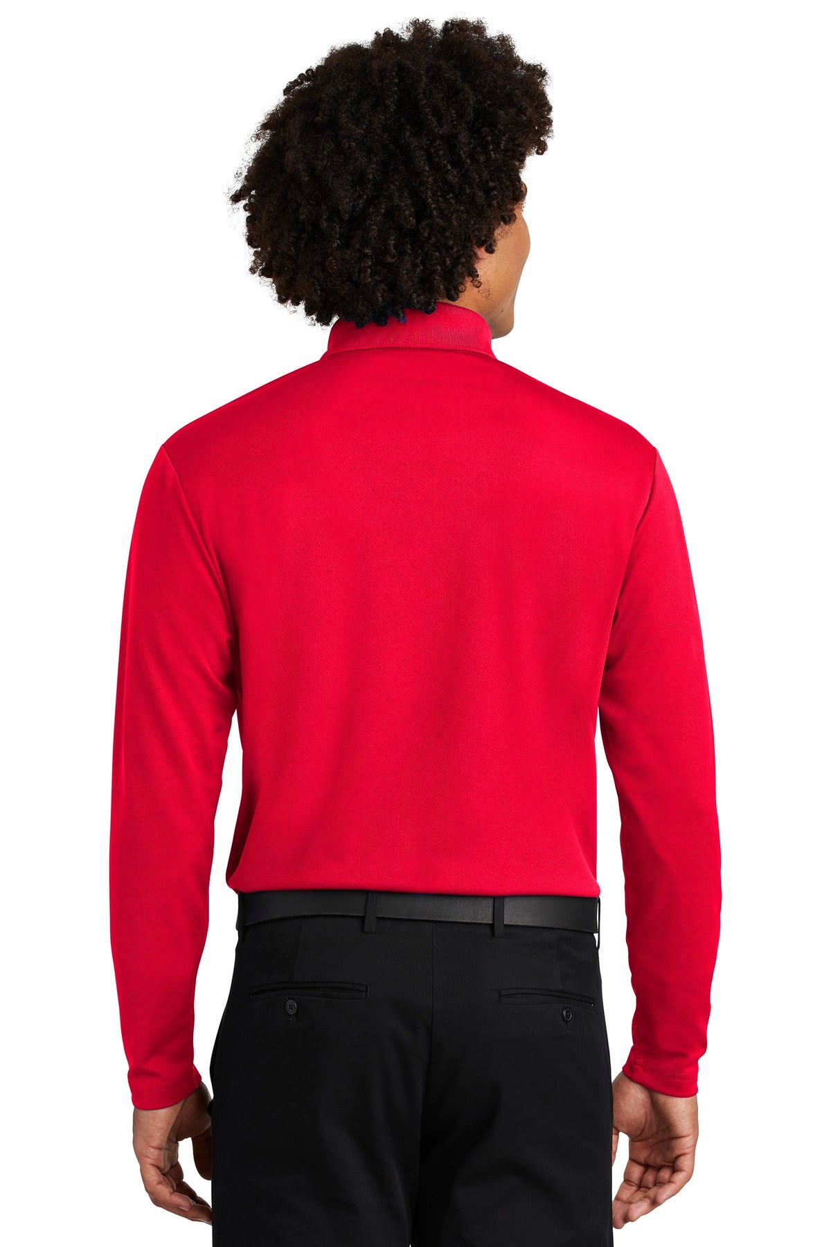 Custom Embroidered Sport-Tek  PosiCharge  RacerMesh  Long Sleeve Polo. ST640LS,True Red