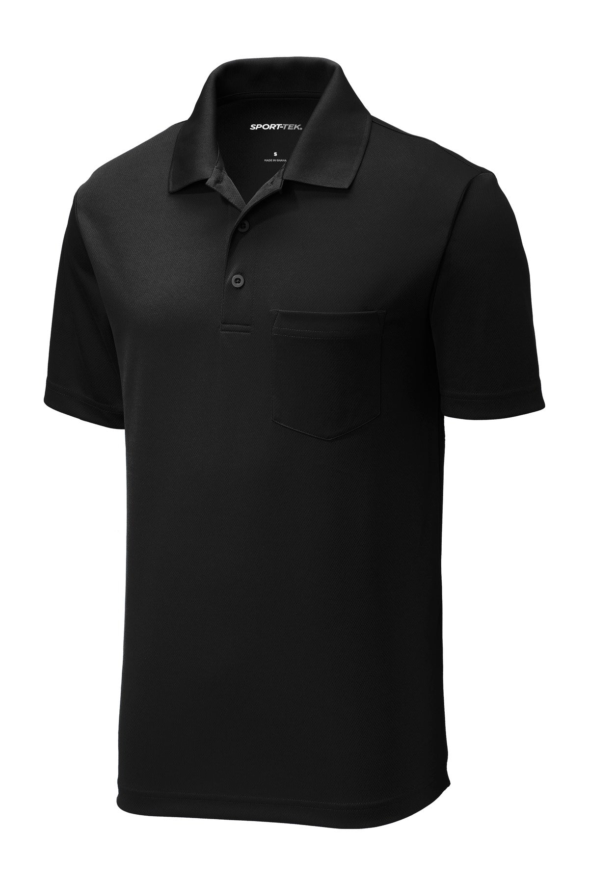 Sport-Tek  PosiCharge  RacerMesh  Pocket Polo. ST640P