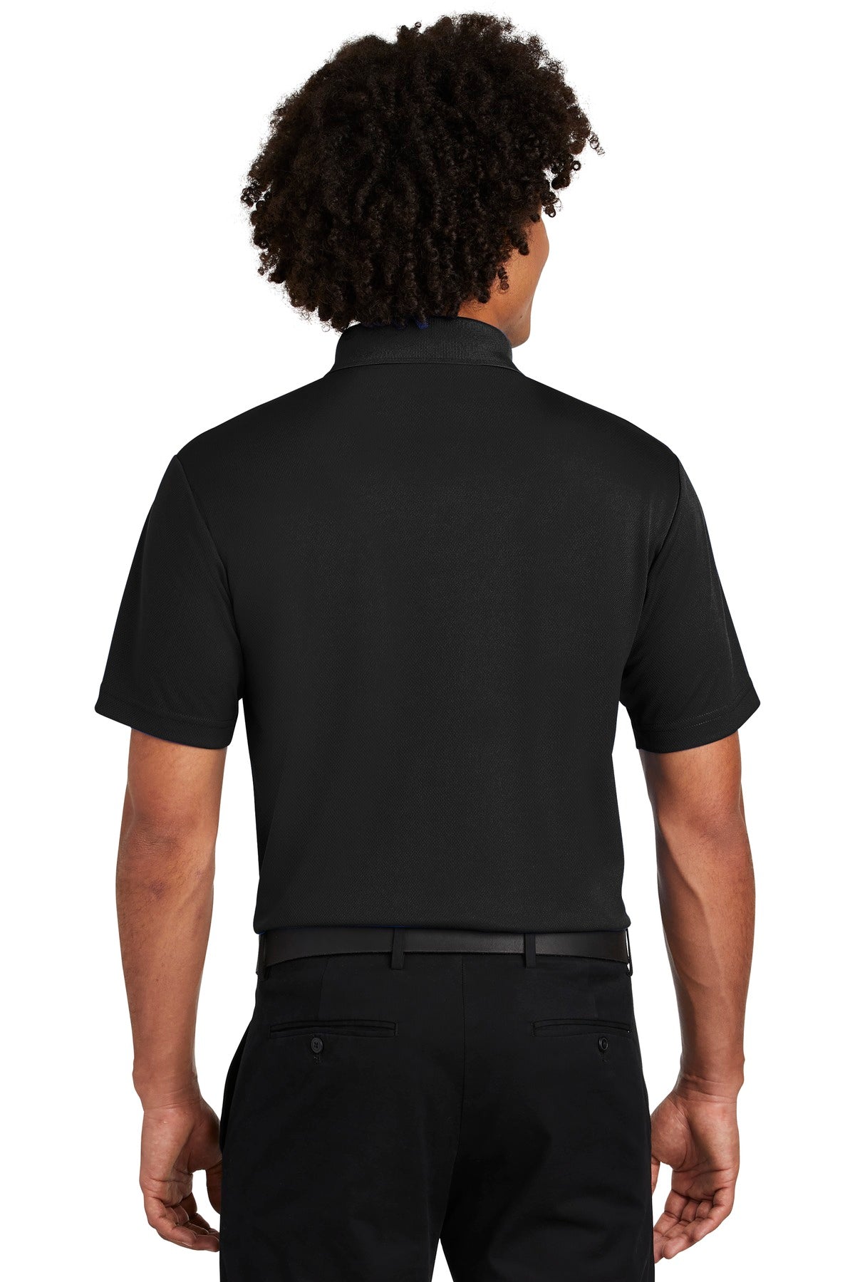Custom Embroidered Sport-Tek  PosiCharge  RacerMesh  Pocket Polo. ST640P,Black