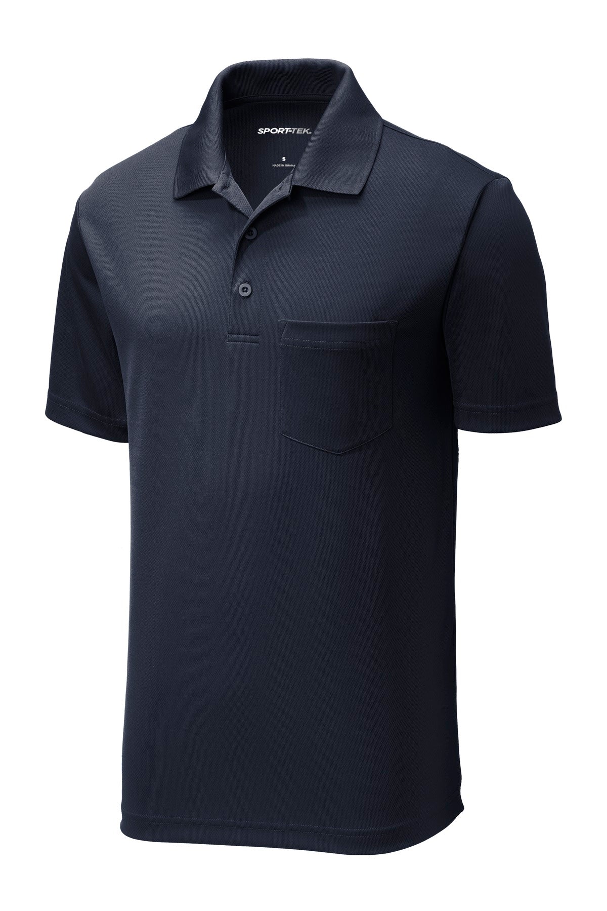 Sport-Tek  PosiCharge  RacerMesh  Pocket Polo. ST640P