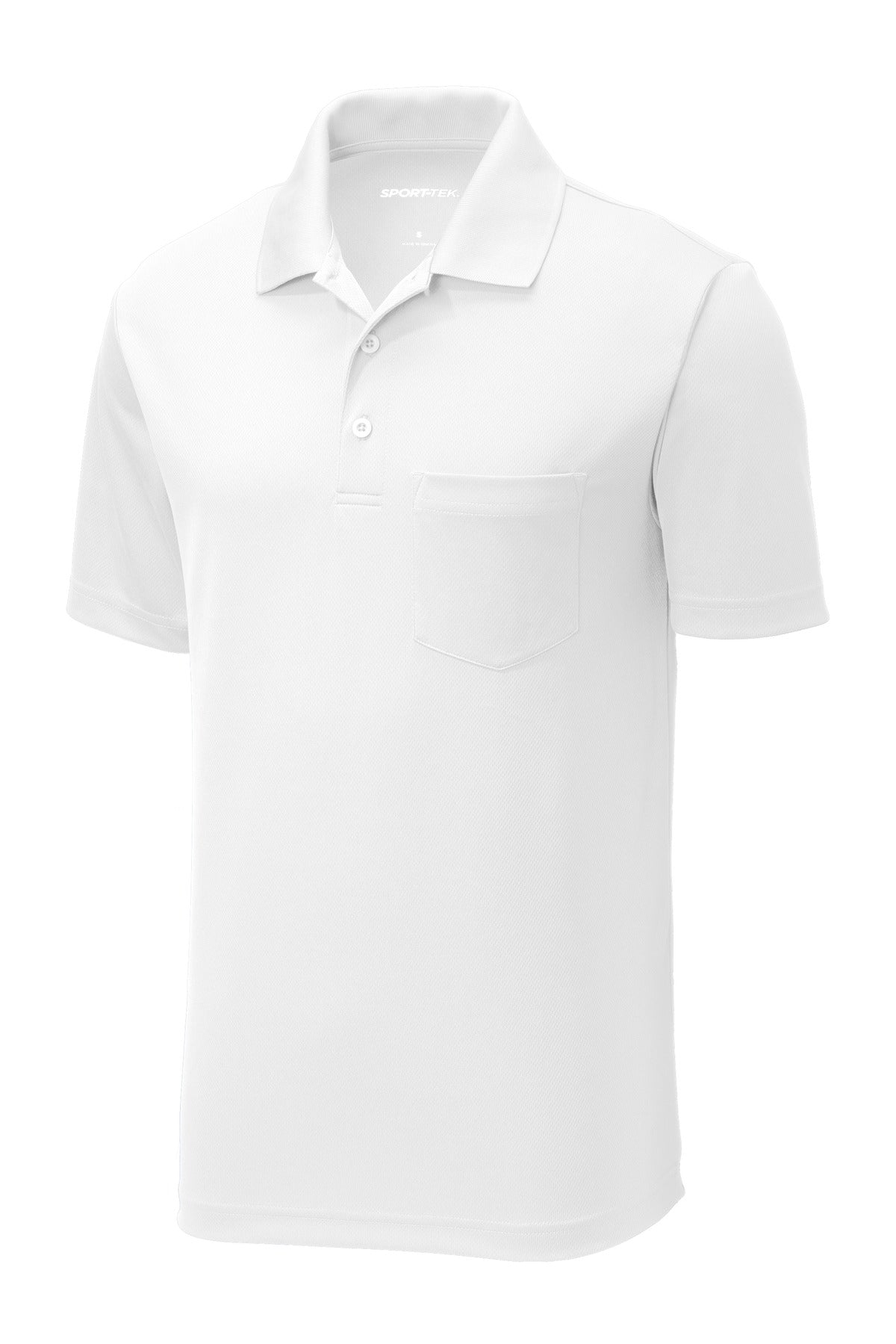 Sport-Tek  PosiCharge  RacerMesh  Pocket Polo. ST640P