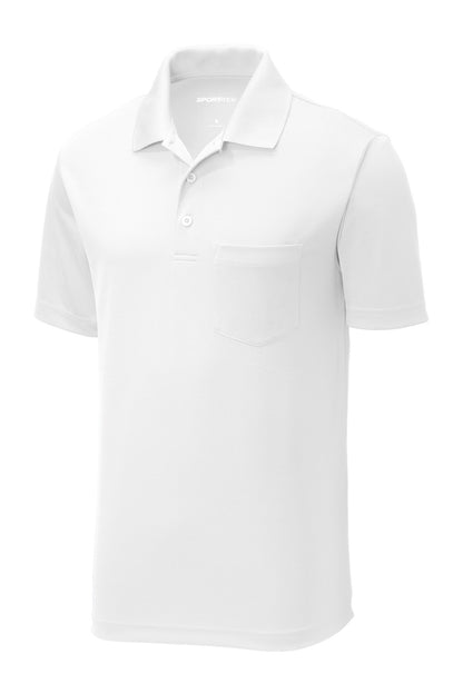 Sport-Tek  PosiCharge  RacerMesh  Pocket Polo. ST640P