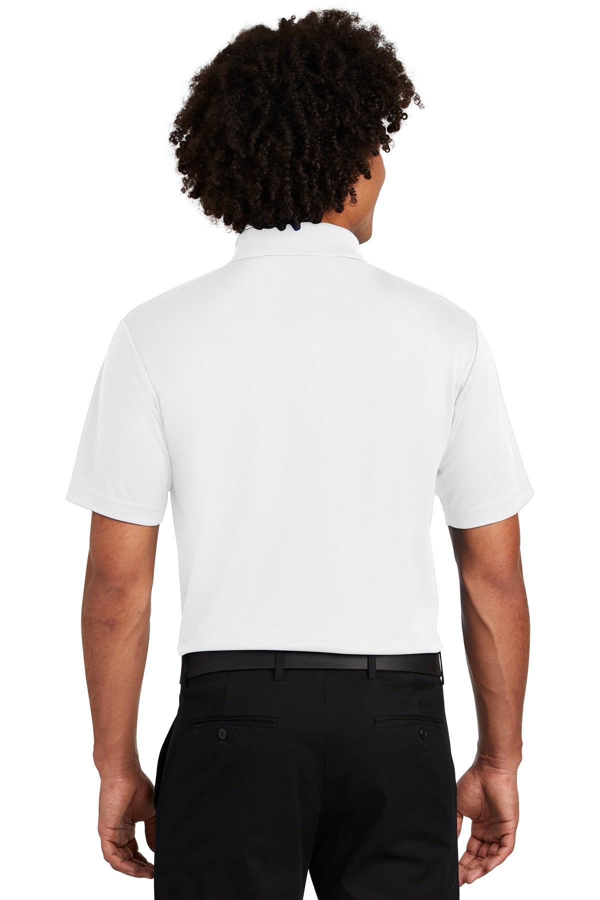 Custom Embroidered Sport-Tek  PosiCharge  RacerMesh  Pocket Polo. ST640P,White