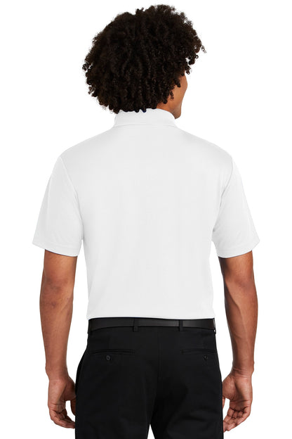 Custom Embroidered Sport-Tek  PosiCharge  RacerMesh  Pocket Polo. ST640P,White