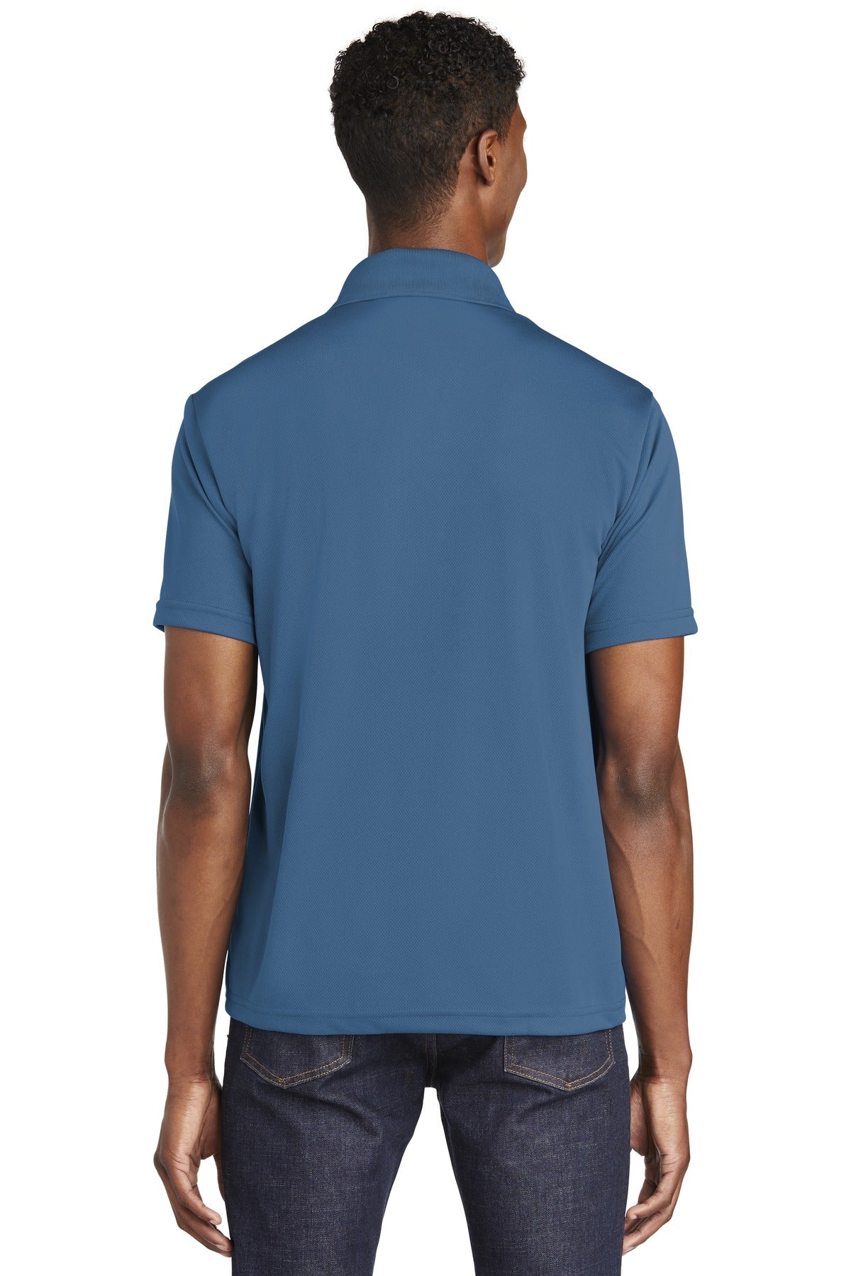 Custom Embroidered Sport-Tek PosiCharge RacerMesh Polo. ST640,Dawn Blue
