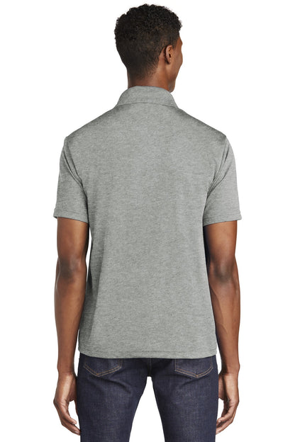 Custom Embroidered Sport-Tek PosiCharge RacerMesh Polo. ST640,Grey Heather
