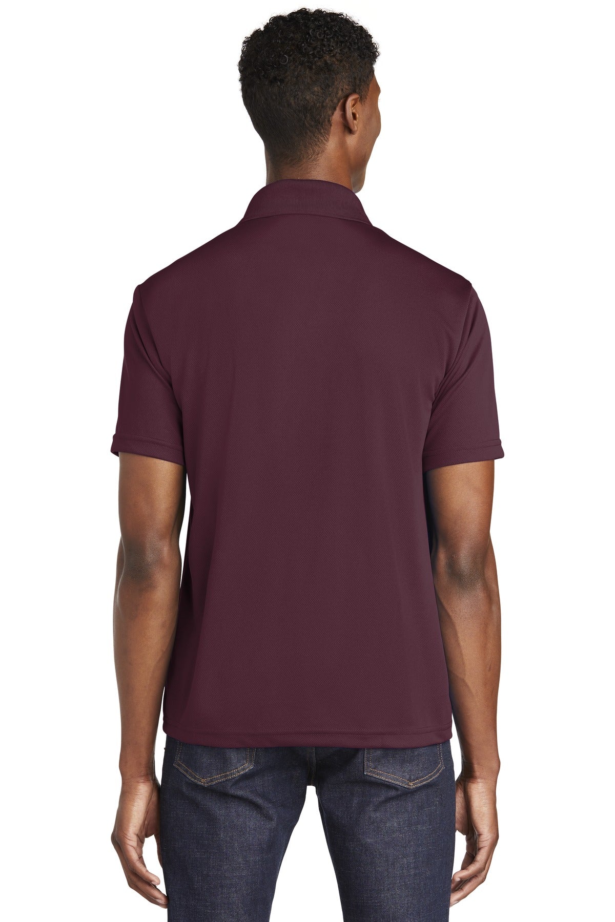 Custom Embroidered Sport-Tek PosiCharge RacerMesh Polo. ST640,Maroon