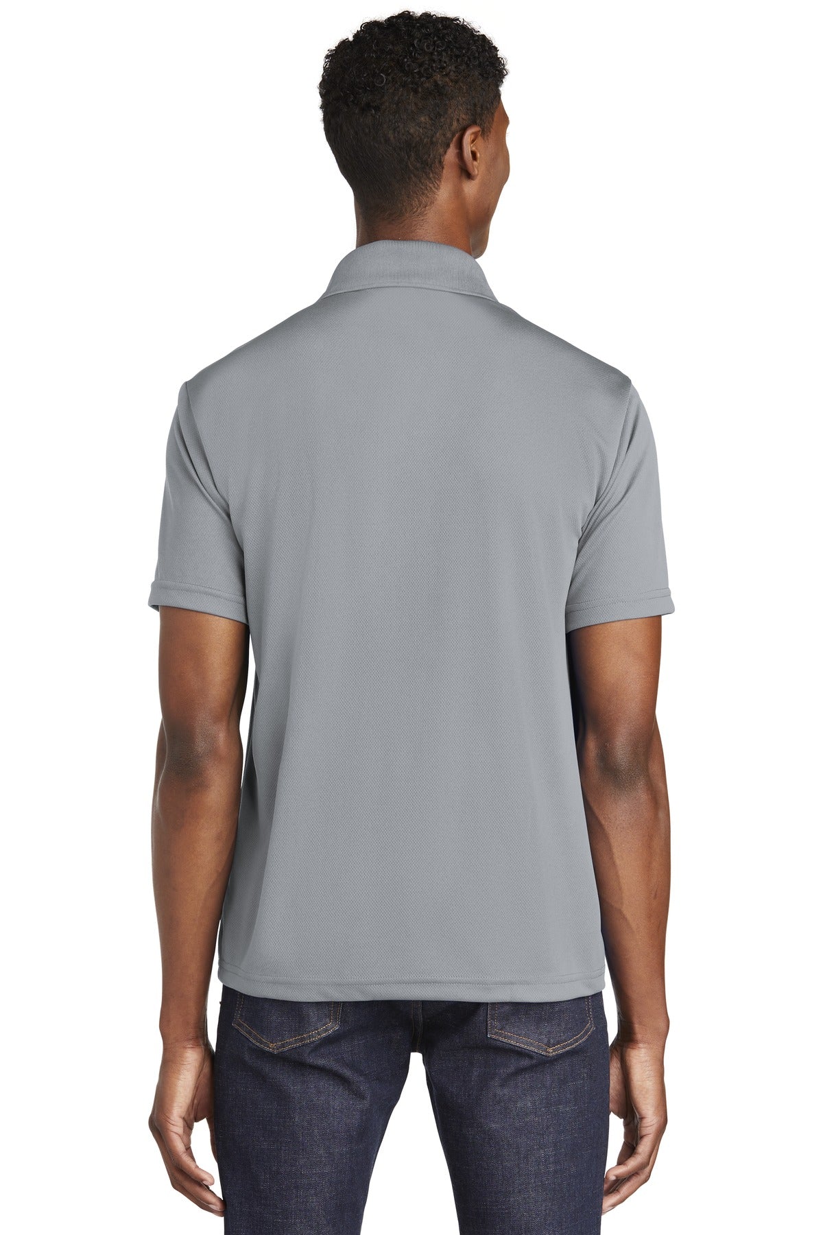 Custom Embroidered Sport-Tek PosiCharge RacerMesh Polo. ST640,Silver