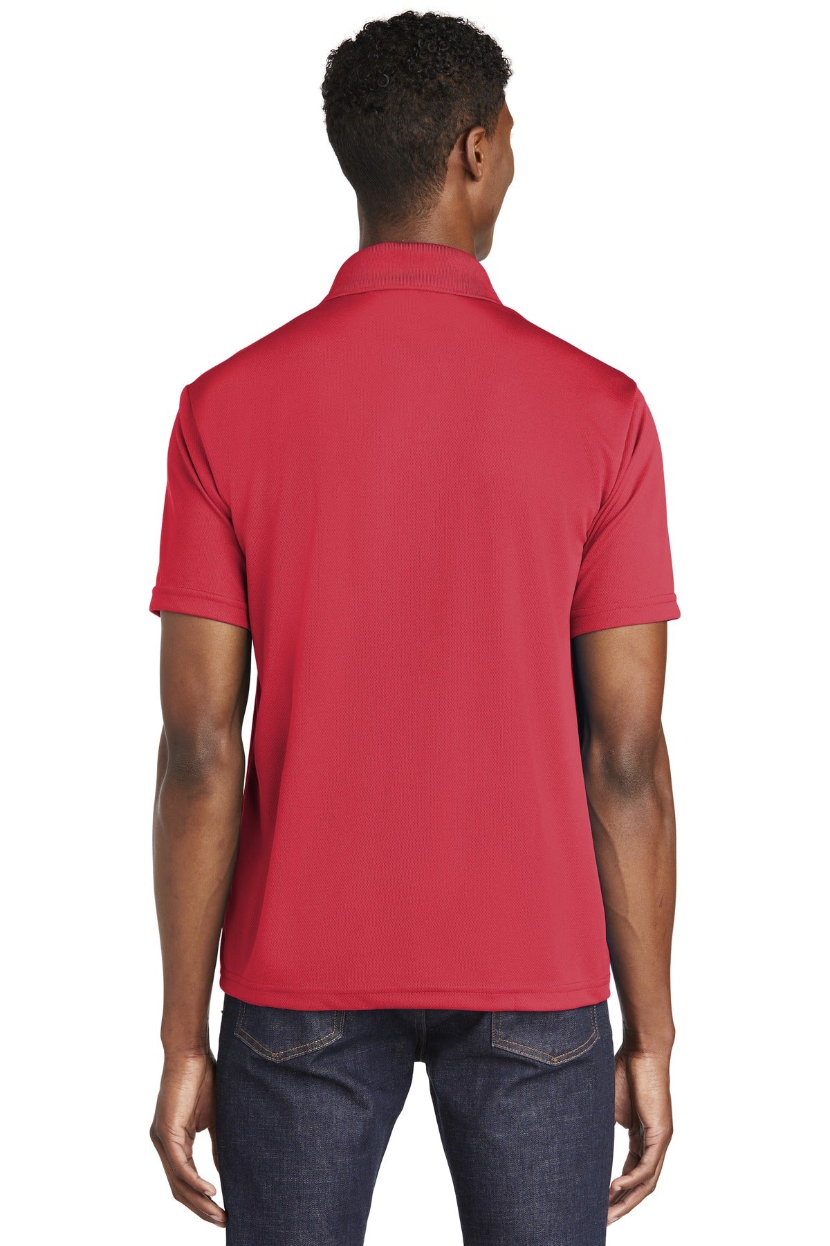 Custom Embroidered Sport-Tek PosiCharge RacerMesh Polo. ST640,True Red