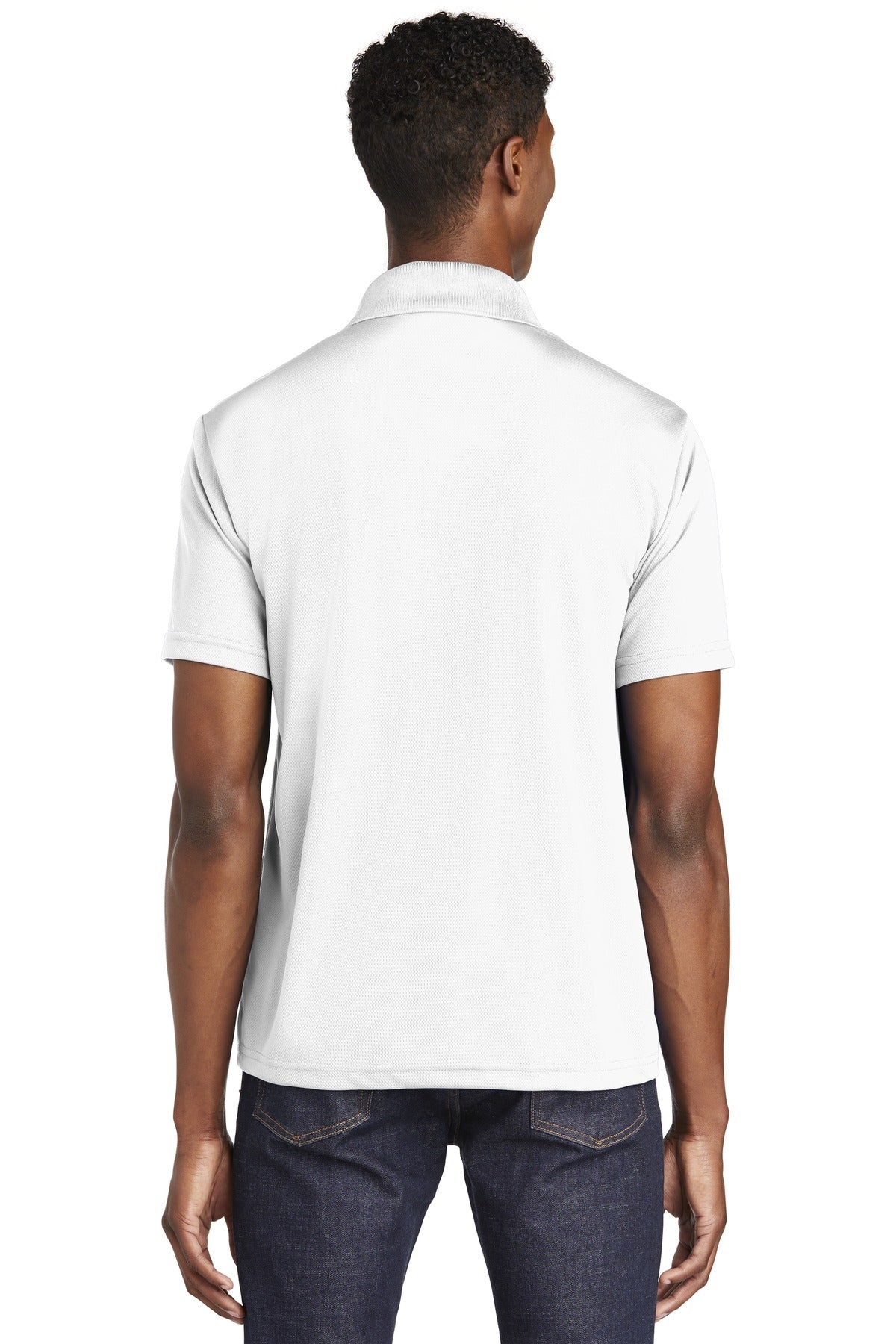 Custom Embroidered Sport-Tek PosiCharge RacerMesh Polo. ST640,White