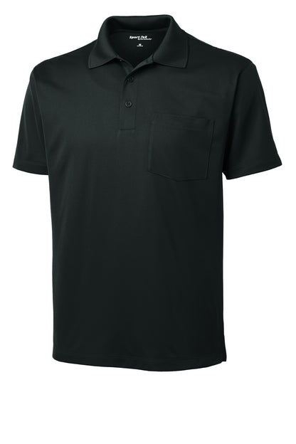 Custom Embroidered Sport-Tek Polos/Knits in Black
