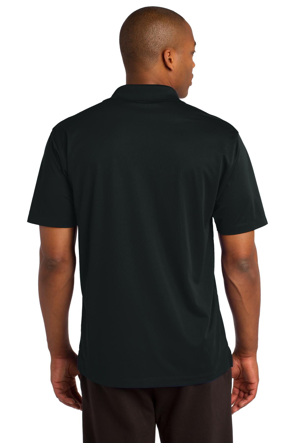 Custom Embroidered Sport-Tek Micropique Sport-Wick Pocket Polo. ST651,Black
