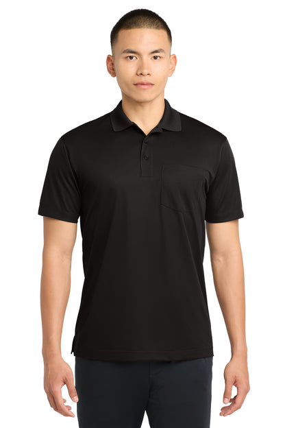 Custom Embroidered Sport-Tek Polos/Knits in Black