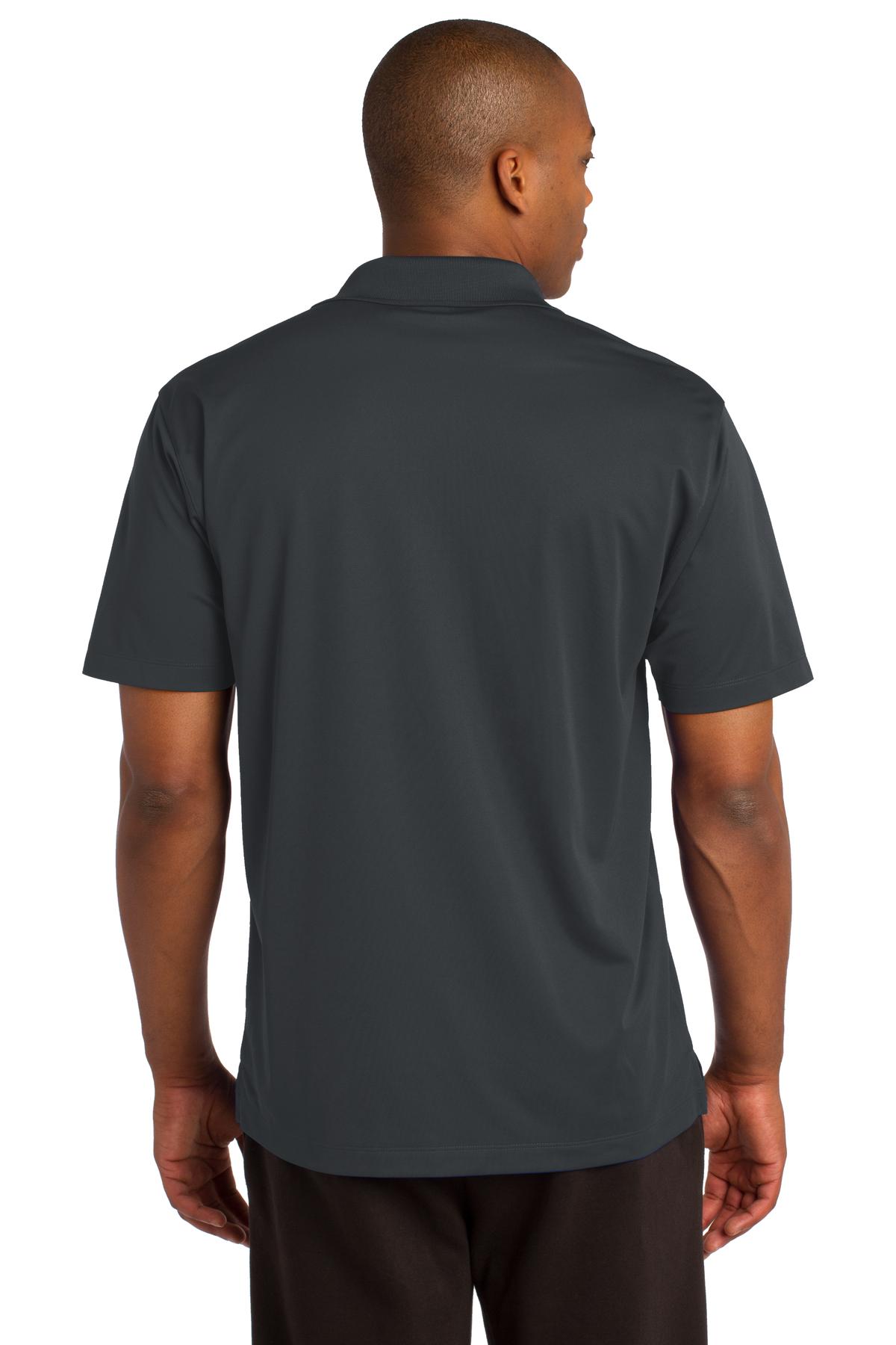 Custom Embroidered Sport-Tek Micropique Sport-Wick Pocket Polo. ST651,Iron Grey