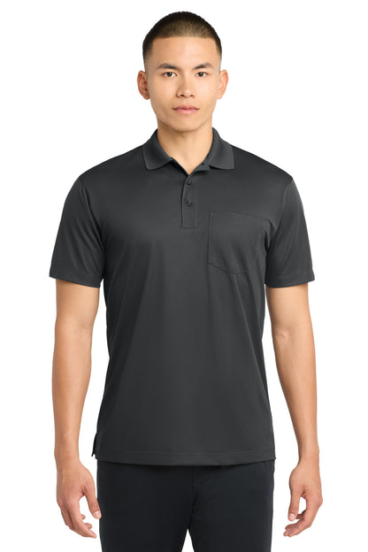 Custom Embroidered Sport-Tek Polos/Knits in Iron Grey
