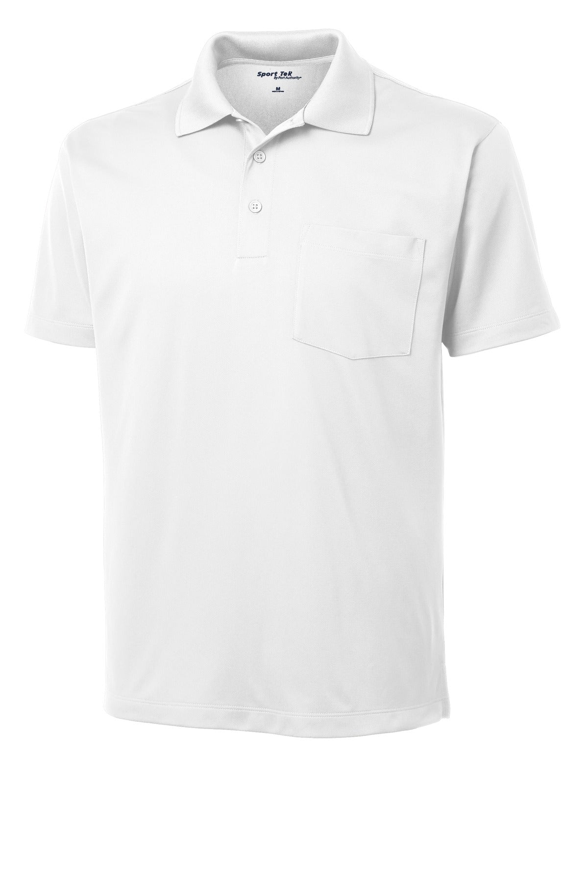 Custom Embroidered Sport-Tek Polos/Knits in White