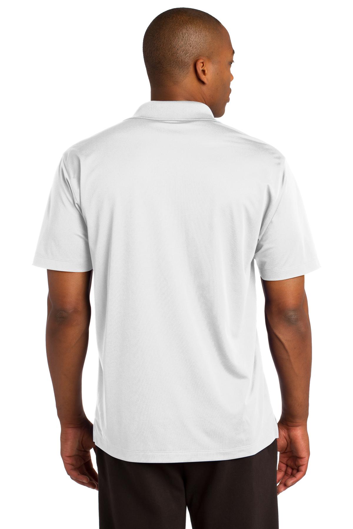 Custom Embroidered Sport-Tek Micropique Sport-Wick Pocket Polo. ST651,White