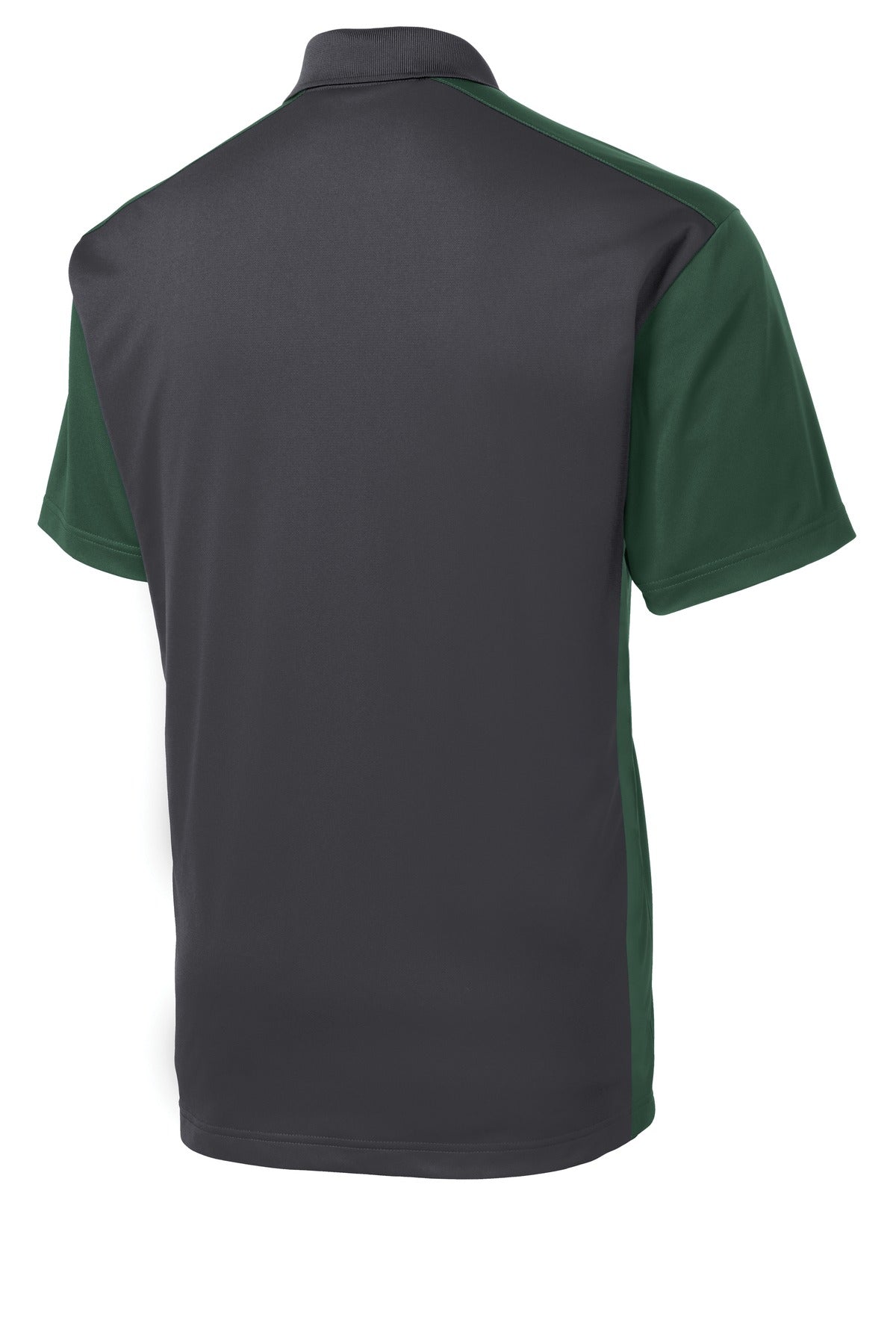 Custom Embroidered Sport-Tek Polos/Knits in Iron Grey/ Forest Green