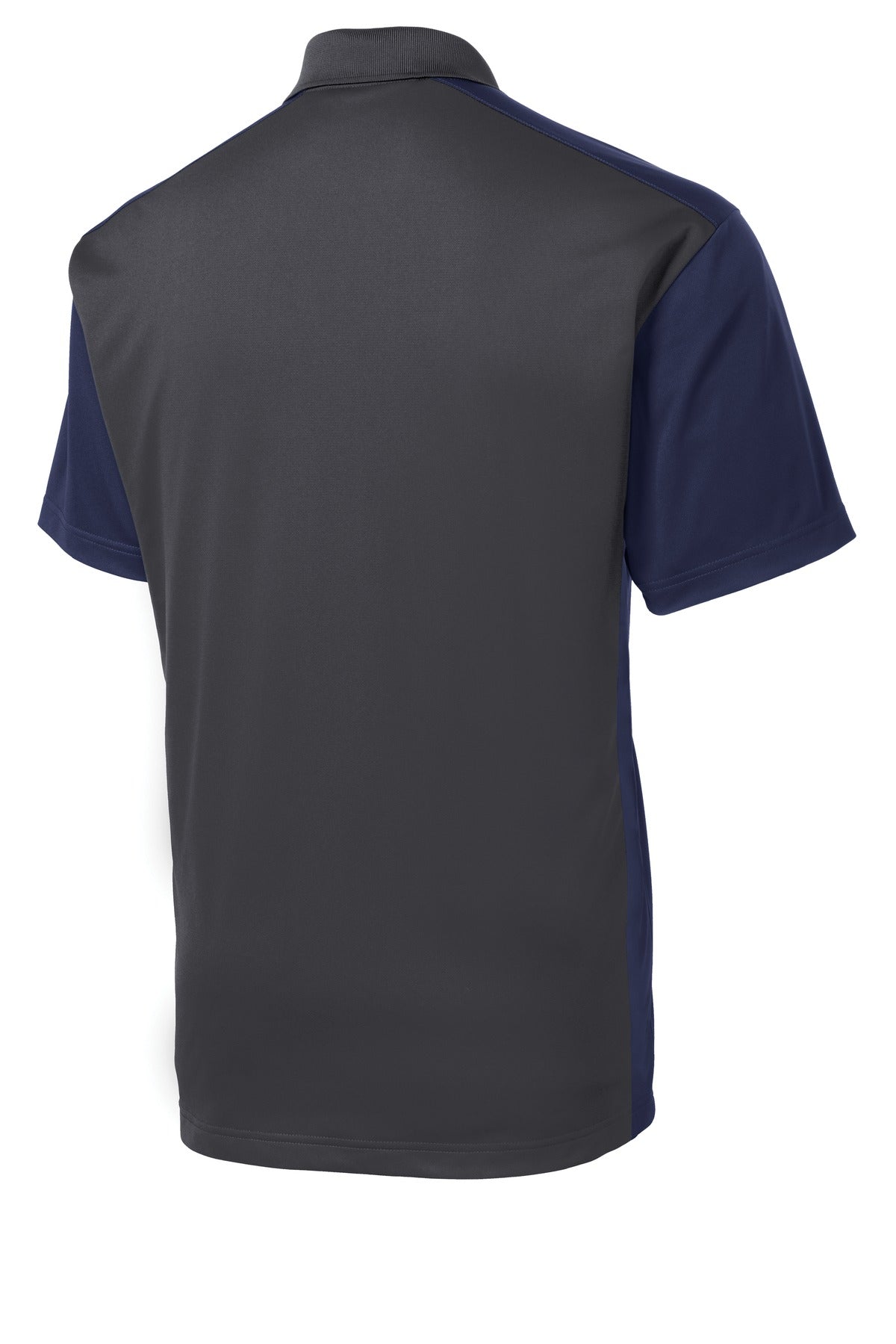 Custom Embroidered Sport-Tek Polos/Knits in Iron Grey/ True Navy