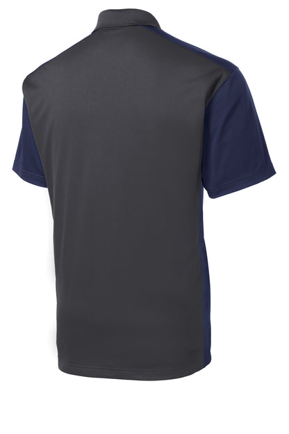 Custom Embroidered Sport-Tek Polos/Knits in Iron Grey/ True Navy
