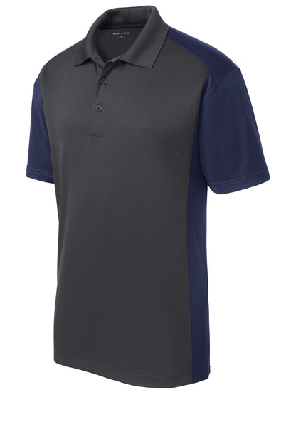 Custom Embroidered Sport-Tek Polos/Knits in Iron Grey/ True Navy