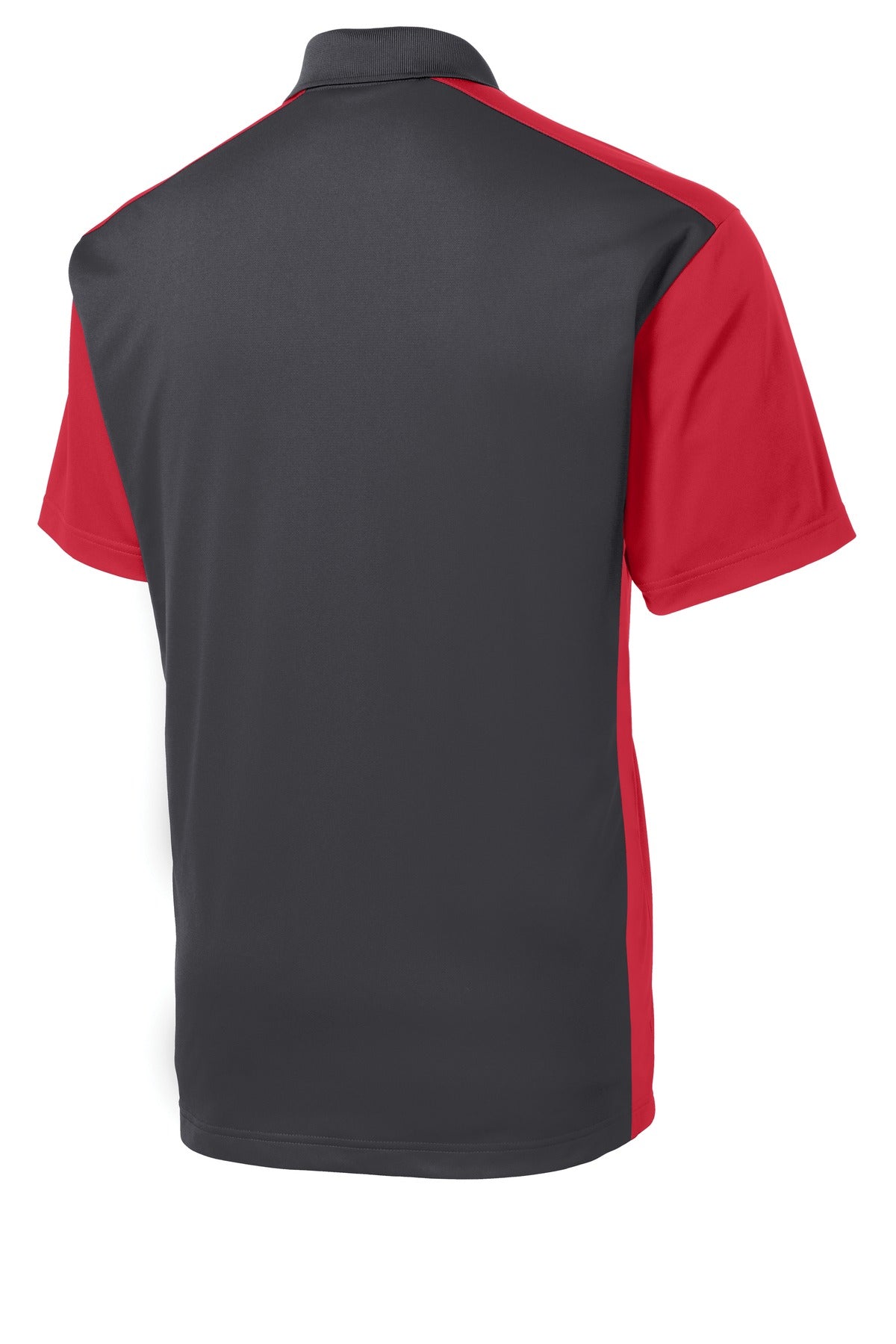 Custom Embroidered Sport-Tek Polos/Knits in Iron Grey/ True Red