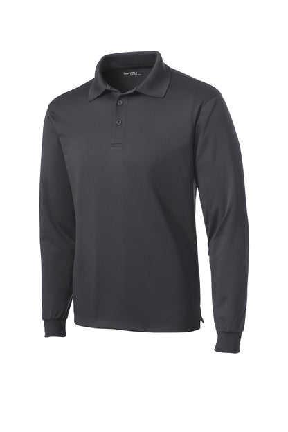 Custom Embroidered Sport-Tek Polos/Knits in Iron Grey