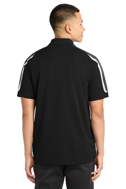 Custom Embroidered Sport-Tek Polos/Knits in Black/ Iron Grey/ White