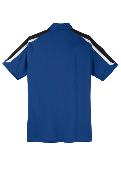 Custom Embroidered Sport-Tek Polos/Knits in True Royal/ Black/ White