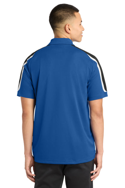 Custom Embroidered Sport-Tek Polos/Knits in True Royal/ Black/ White