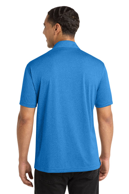 Custom Embroidered Sport-Tek Polos/Knits in Blue Wake Heather