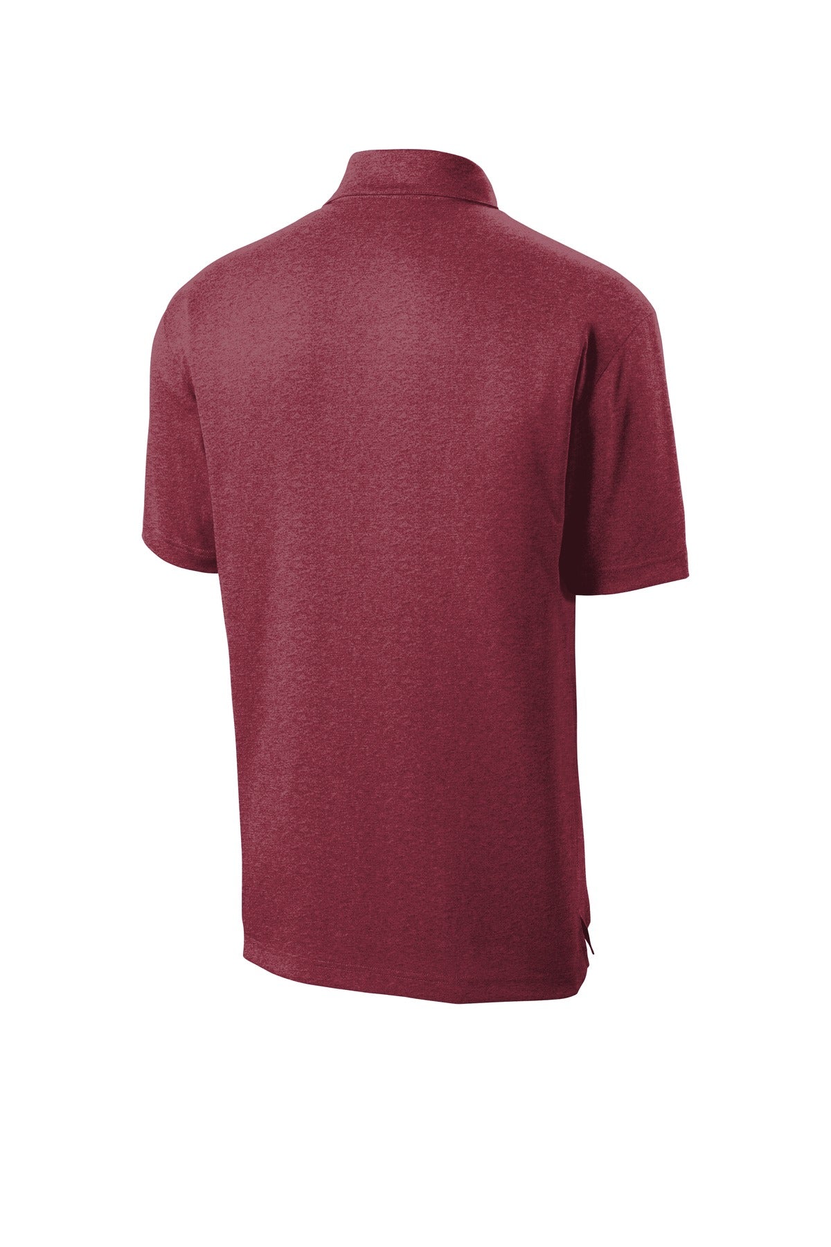 Custom Embroidered Sport-Tek Polos/Knits in Cardinal Heather