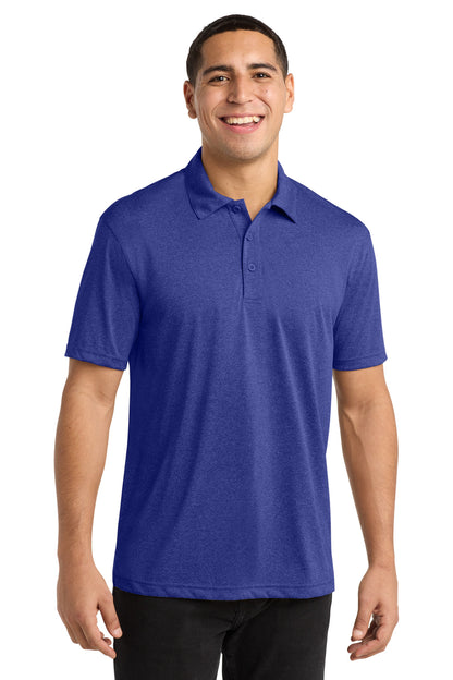 Custom Embroidered Sport-Tek Polos/Knits in Cobalt Heather