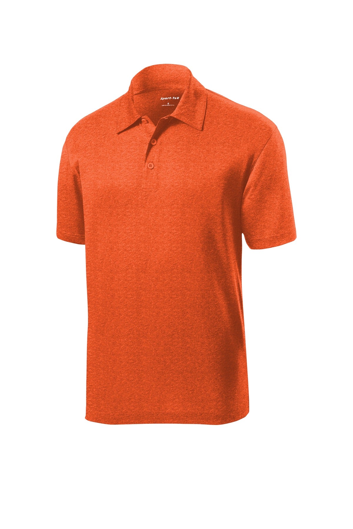 Custom Embroidered Sport-Tek Polos/Knits in Deep Orange Heather