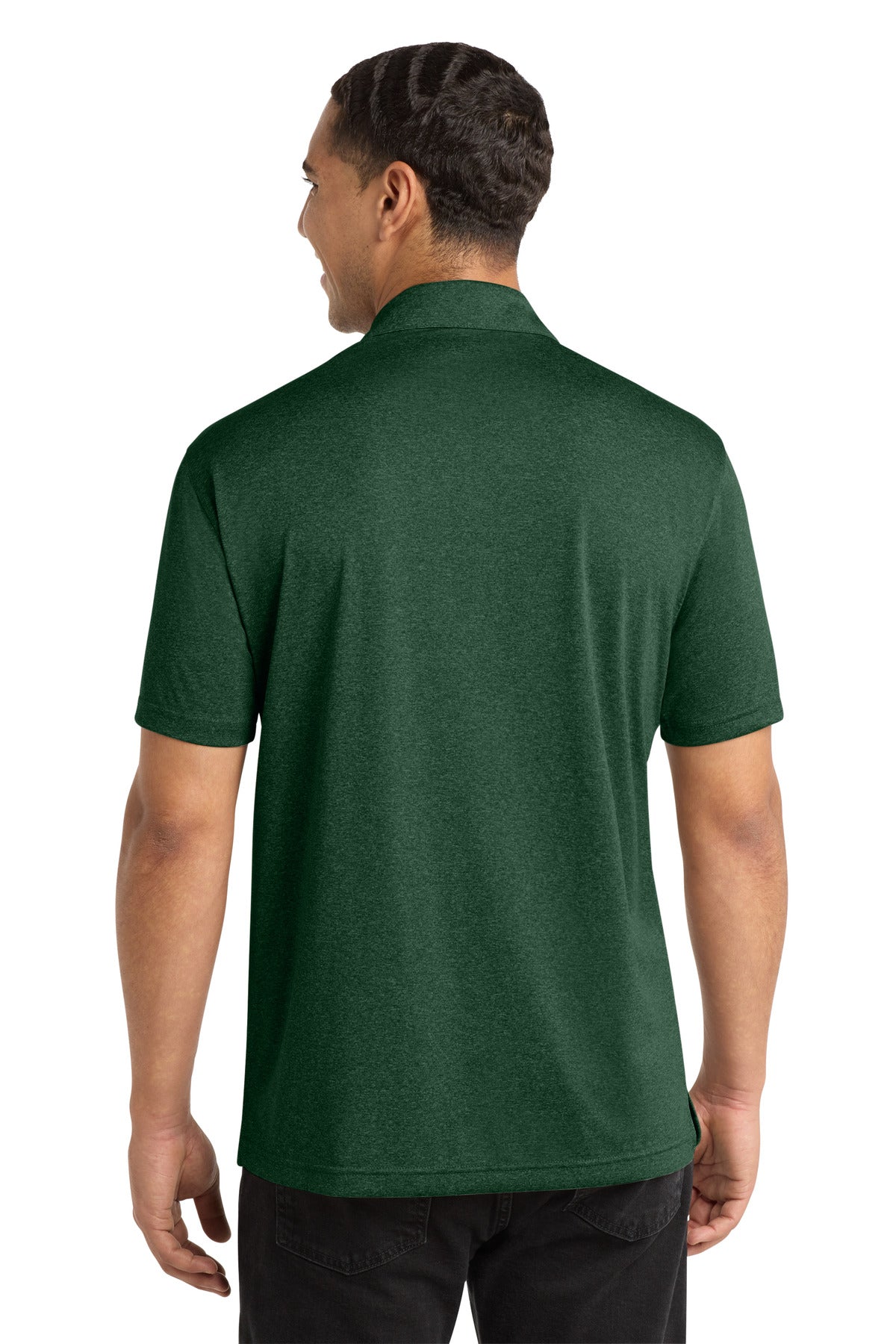 Custom Embroidered Sport-Tek Polos/Knits in Forest Green Heather